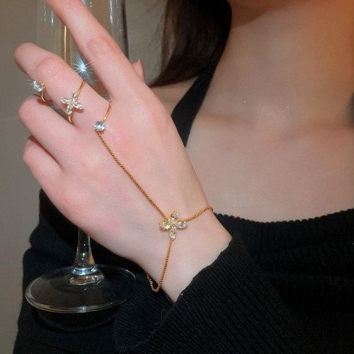 Fashionable Metal Stone Aliban