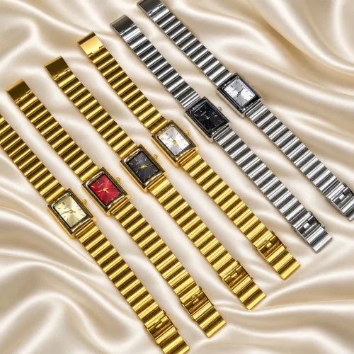 NAIDU Minimalist Rectangular Quartz Watches