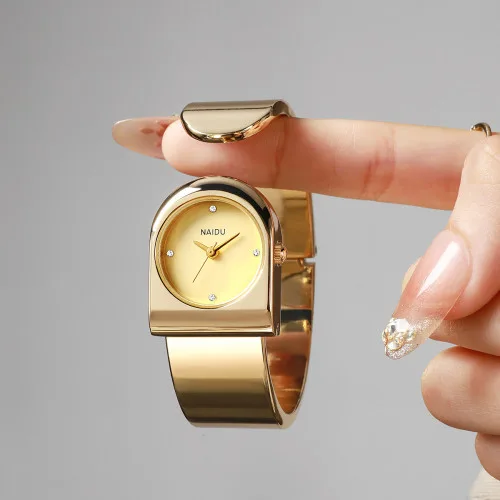 NAIDU Watch - Item 6 Model 5 - Wide Cuff Bracelet