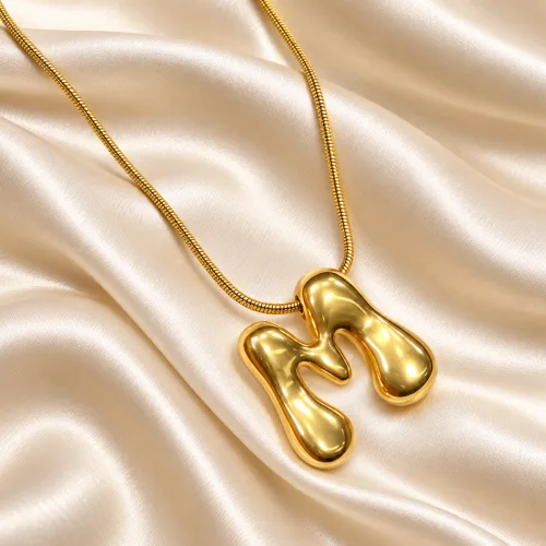 SS Alphabet Letters Necklace
