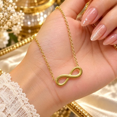 SS Clover Snake blade Chain NecklaceSS Clover Snake blade Chain Necklace