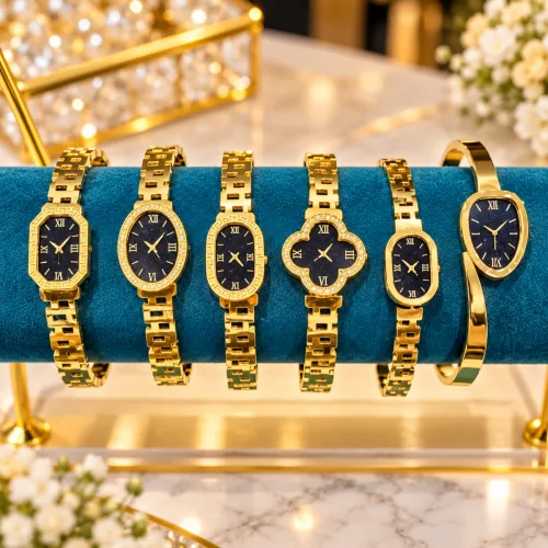 SS Watch Face Bangle Bracelet
