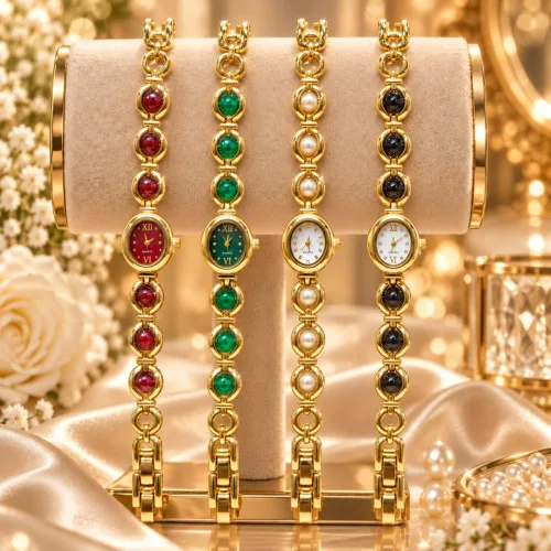 Vintage Style Elegant Pearl Bracelet Women's Watch