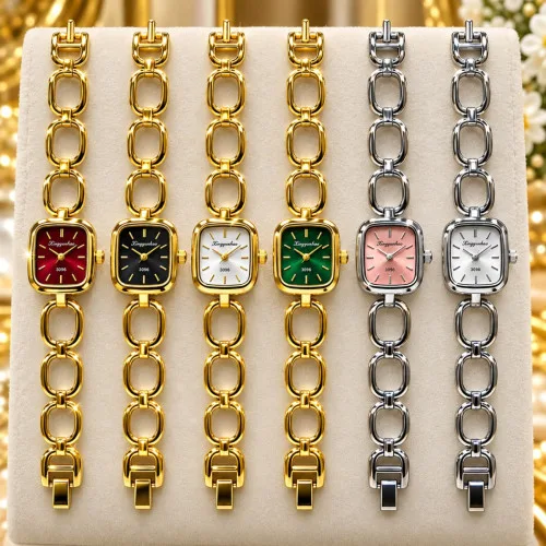 Xinyunkou Luxury Chain Bracelet Square Watch