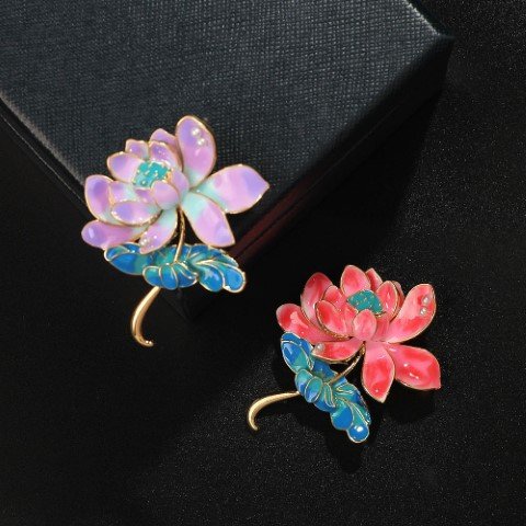 Flower Rose Brooch 2Color #40