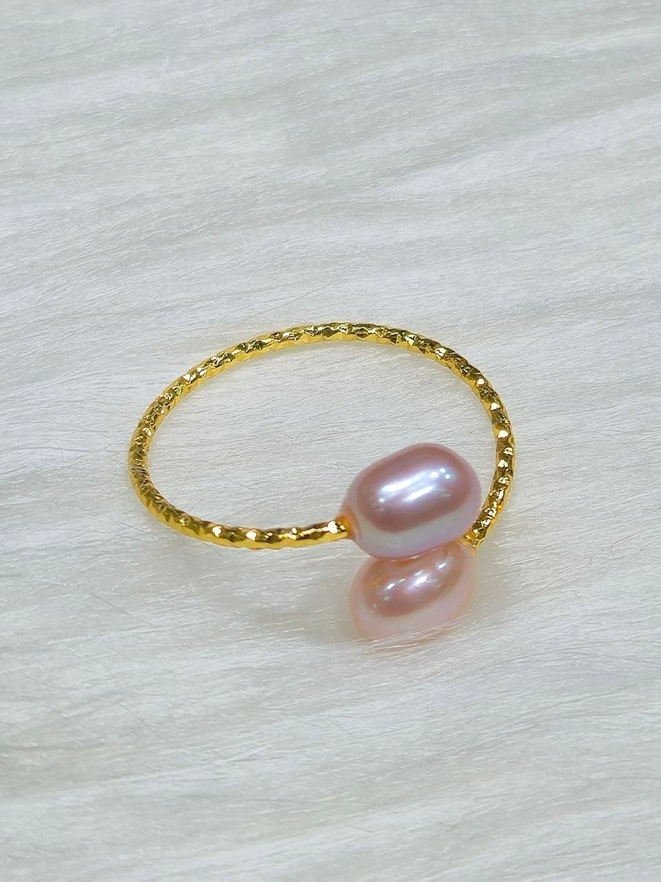 Copper Pearl Ring মুক্তার আংটি