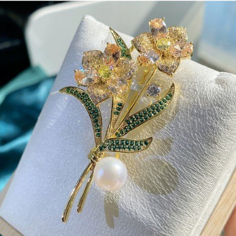 Flower Rose Brooch #46