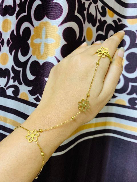 SS Wrist Ring Chain Bracelet Aliban!#10