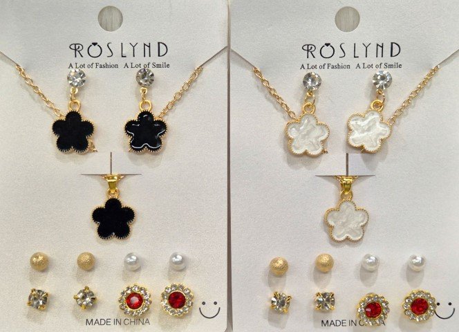 Combo 5Pair Earring Necklace #3