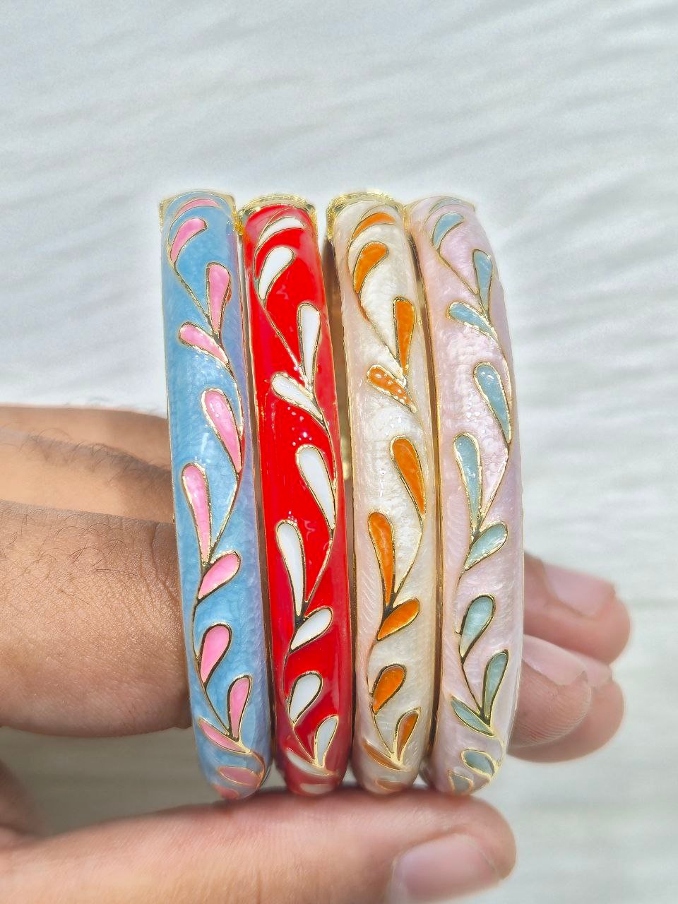 Colorful Oil-Drip Mina Bracelet