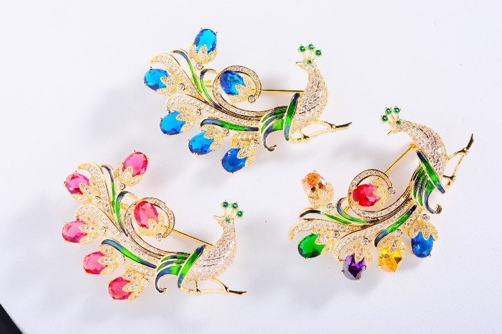 Butterfly Birds Brooch 3Color #99