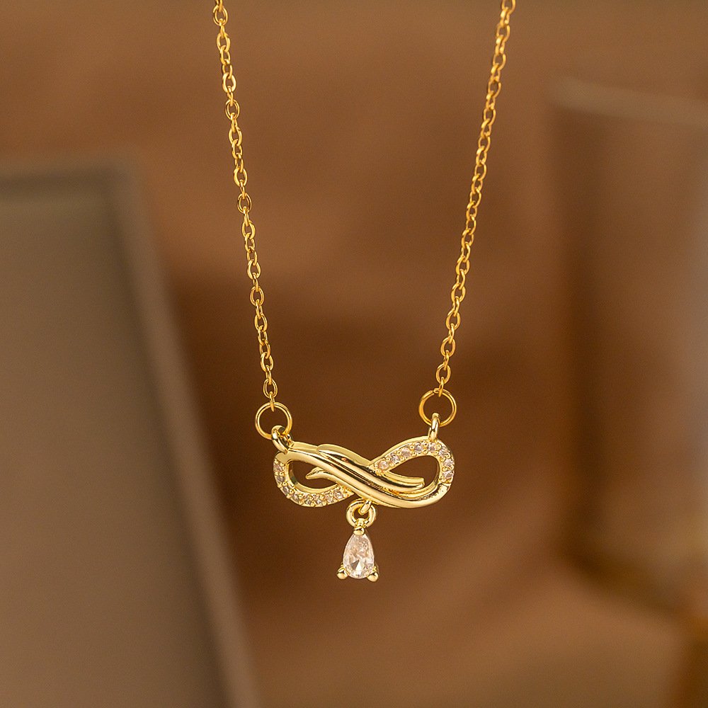 SS Infinity Necklace 3 Design #25