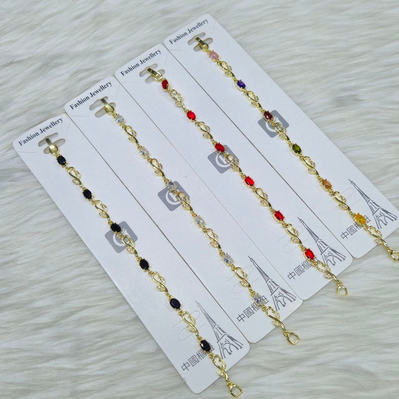 Tulip Rose Flower Bracelet For Women Girls Sweet Colorful Gold