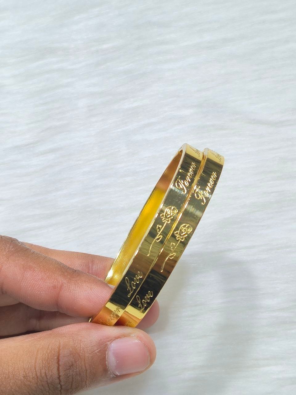 SS Round Bangle Rose