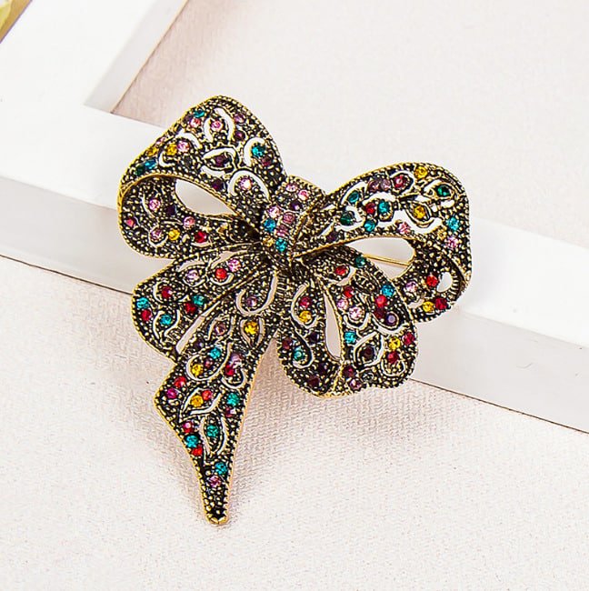 Antiqe Bow Brooch
