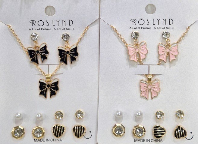 Combo 5Pair Earring Necklace #1