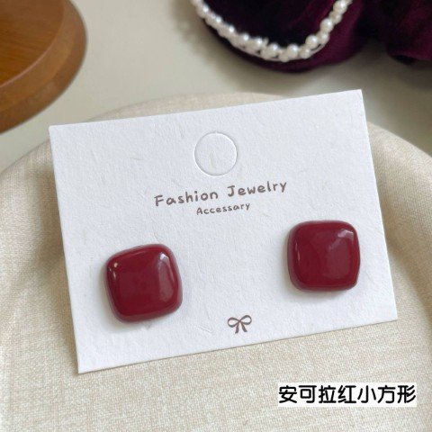 807Earring Series Red