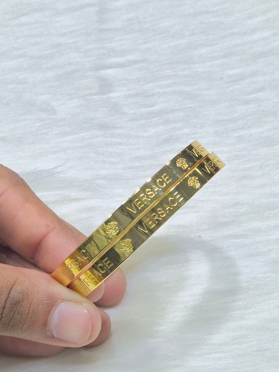 SS Round Bangle VERSACE