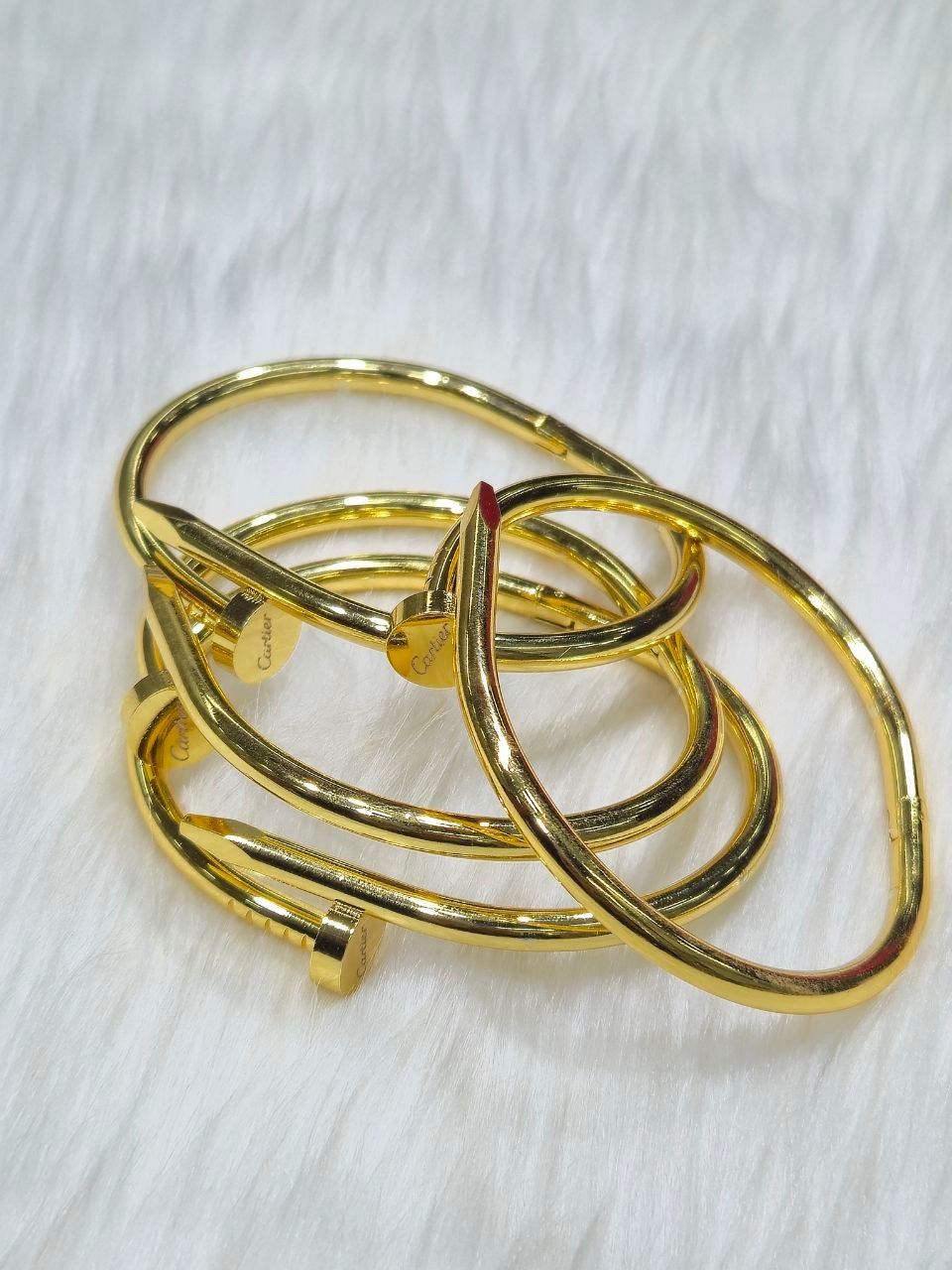 SS Round Bangle Neil Bracelet