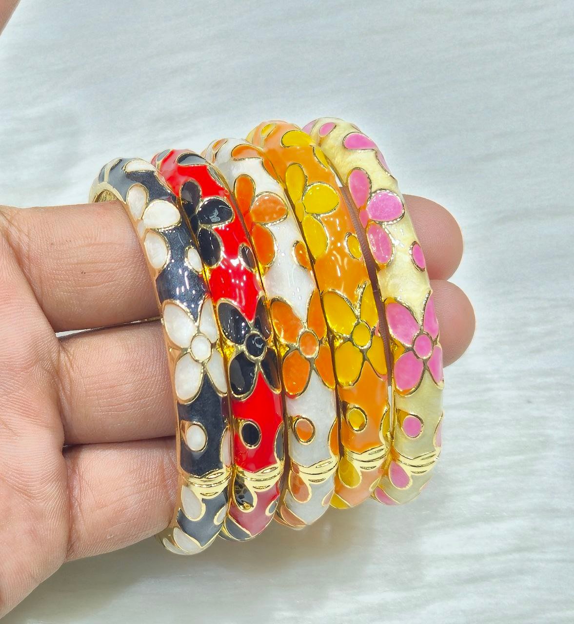 Colorful Oil-Drip Mina Bracelet #13