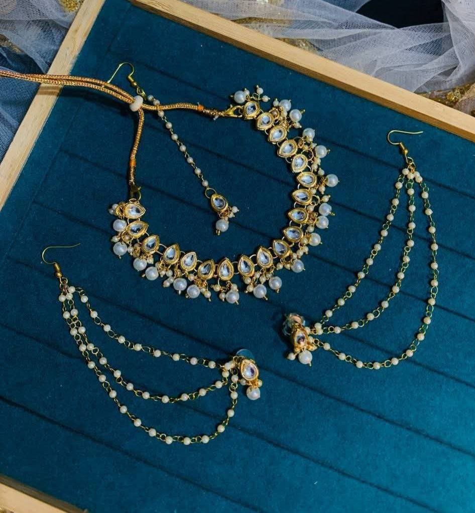 নেকলেস কান টানা টিকলি