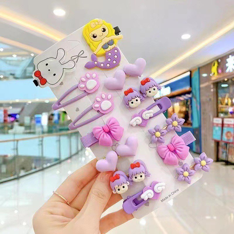 Cute Cartoon Baby Clips Set (14 piece)-HAF8